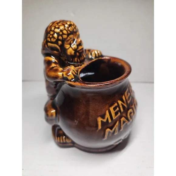 Daga Menehune‎ Magic Tiki Mug Cup  Hawaii Leprechaun Kauai Sheraton #35 - Picture 8 of 16